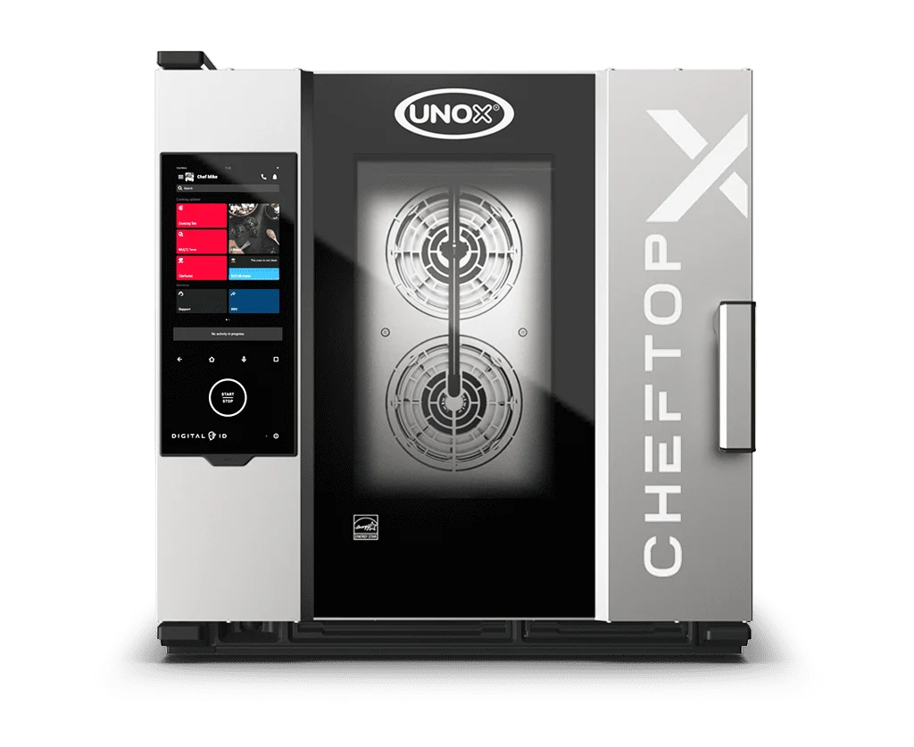 Commercial countertop combi ovens CHEFTOP X™ Digital.ID™ XEDA 0611 EXRS 6 Trays  (530mm x 325mm)