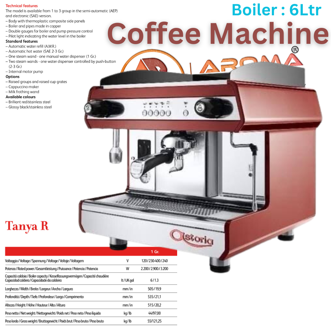 Astoria Tanya R – 1 Group Coffee Machine
