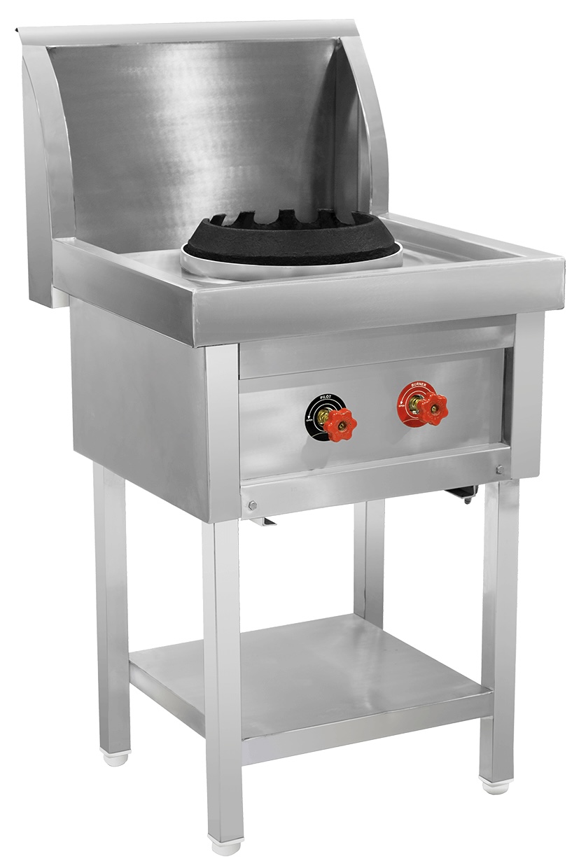 Stainless Steel Chinese Wok Range Single Burner