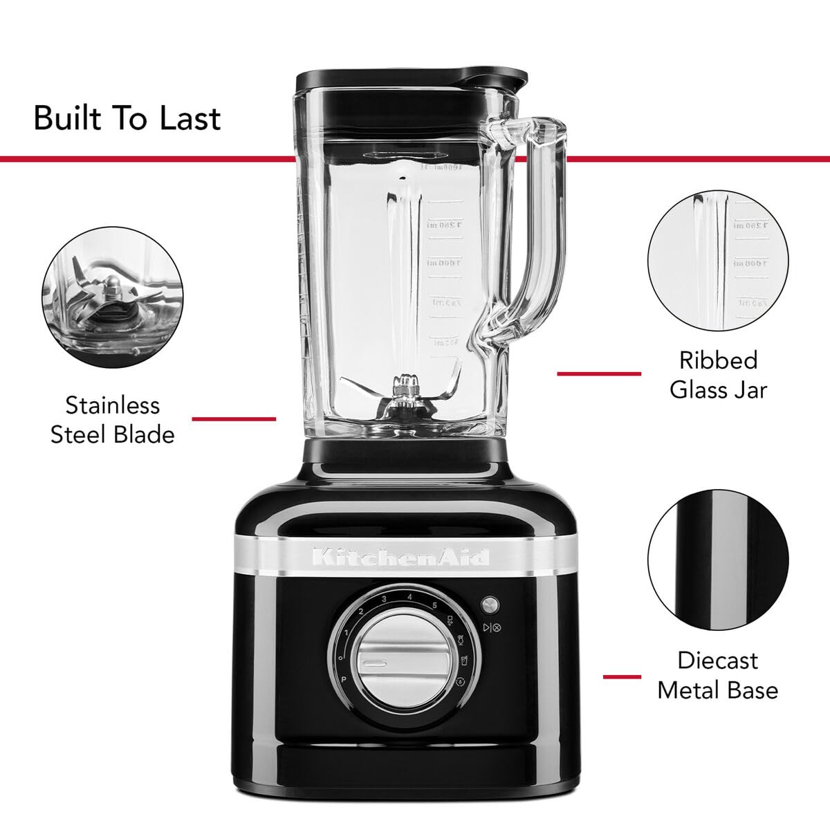 1.4 L K-400 Stand Blender – Onyx Black